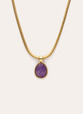 Collar Lena Acero Baño Oro