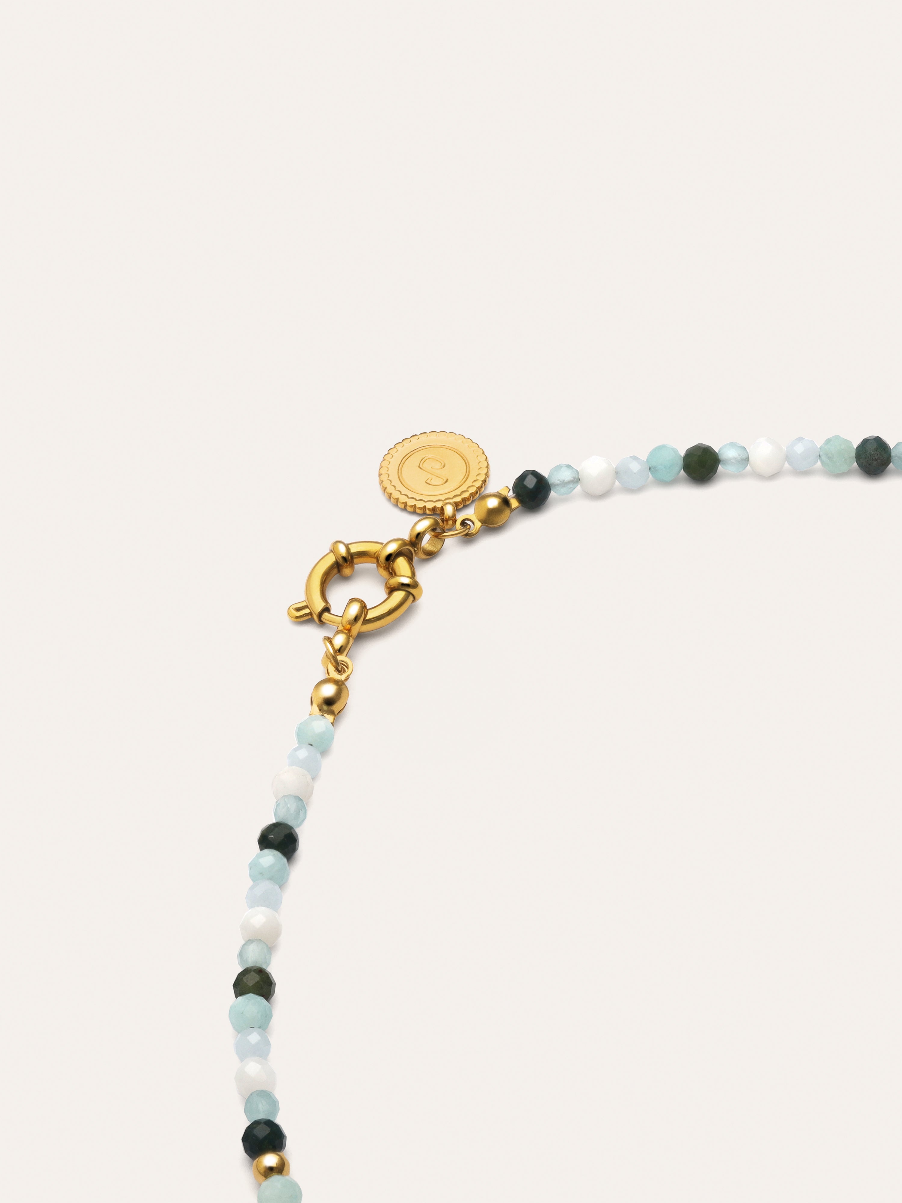 Collar Long Altea Ice Acero long Baño Oro