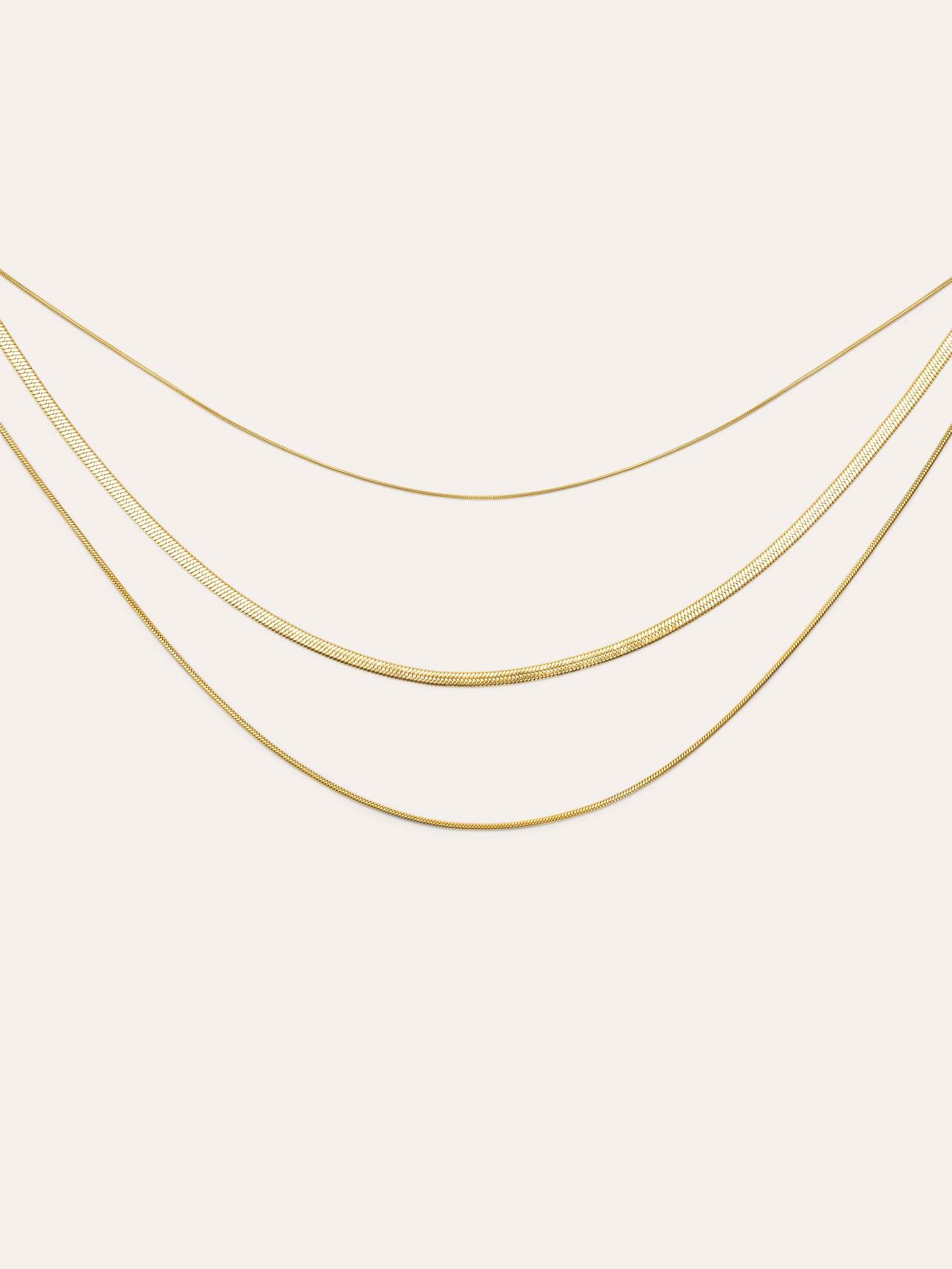 Collares con varias cadenas