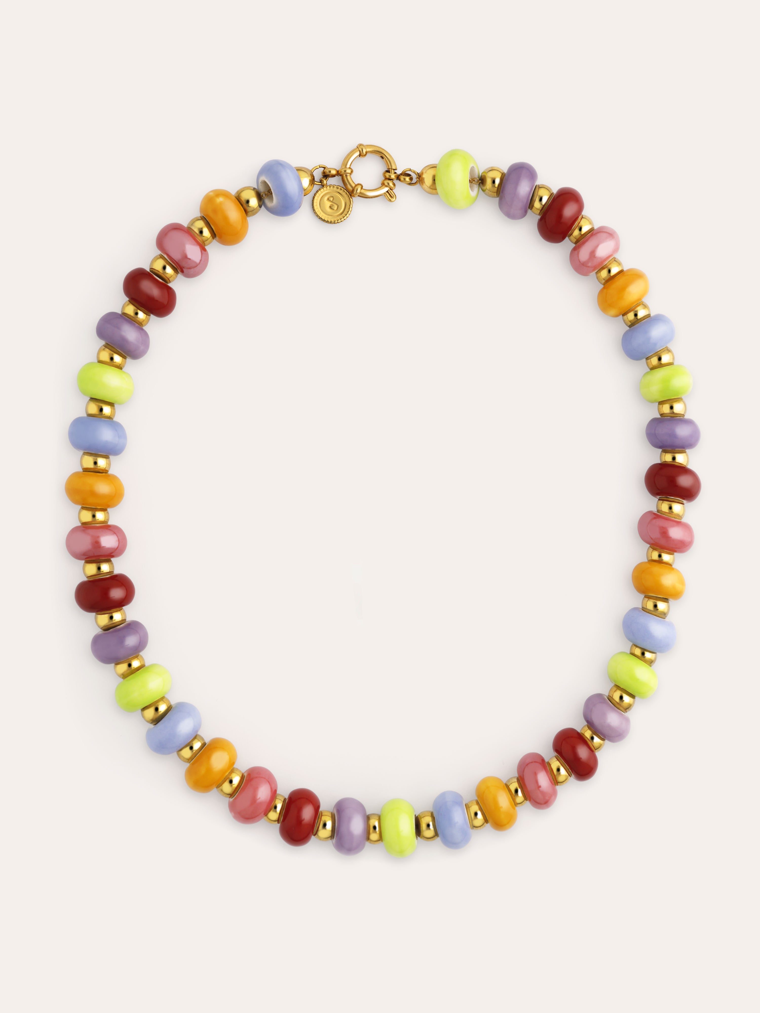 Maxi Frida Halskette Edelstahl vergoldet