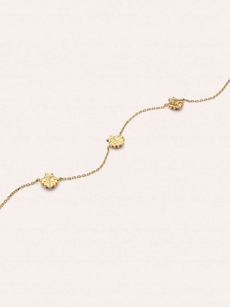 Ladybug Gold Necklace 