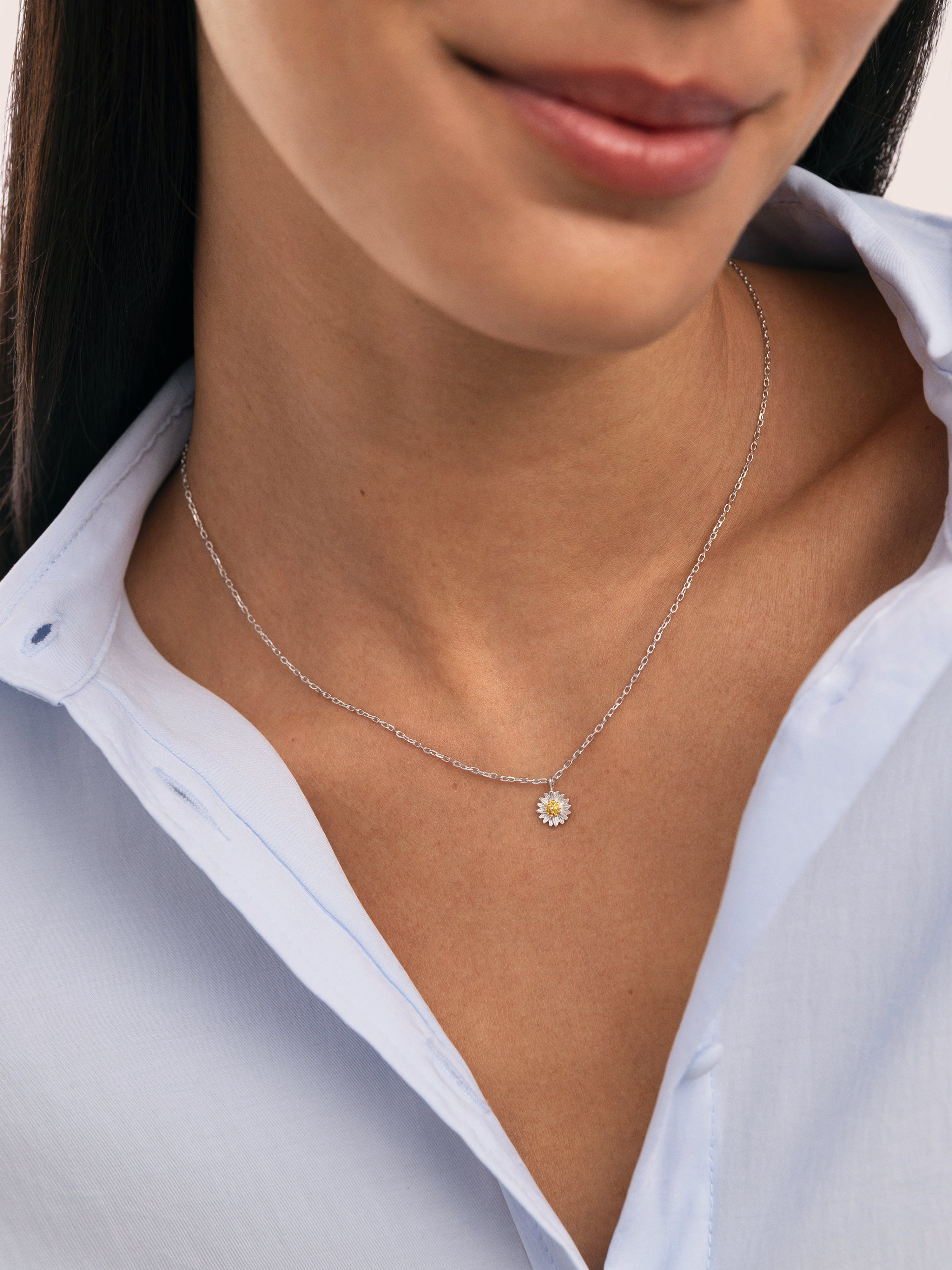 Collar Margarita Plata