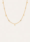 Collar Mini Spark Drop Baño Oro