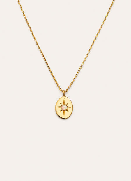 Medallion Polaris Gold Necklace