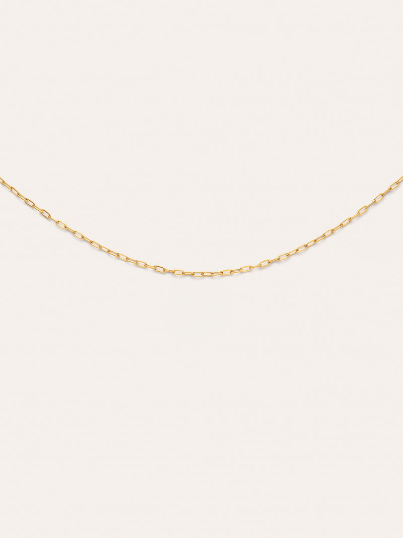Colar Mini Fine Chic Aço Banho de Ouro