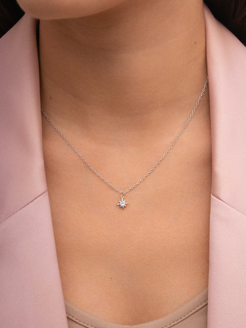 Collier Mini Star Argent