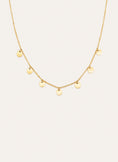 Collar Mini Moons Acero Baño Oro
