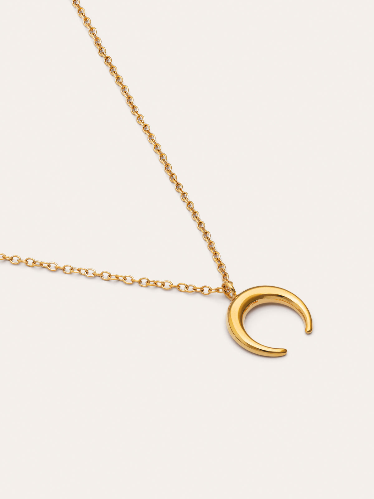 Imagen detalle de Collar Moonset Acero Baño Oro