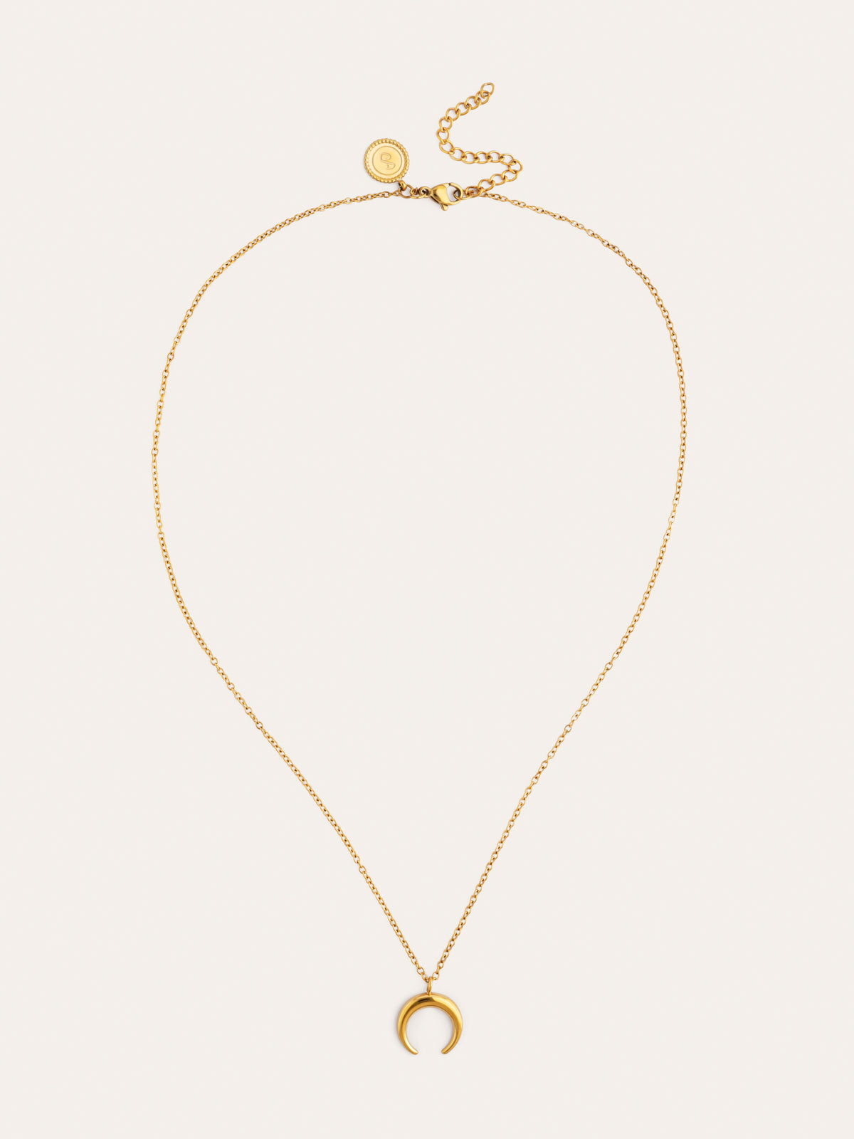 Collar Moonset Acero Baño Oro - vista 5