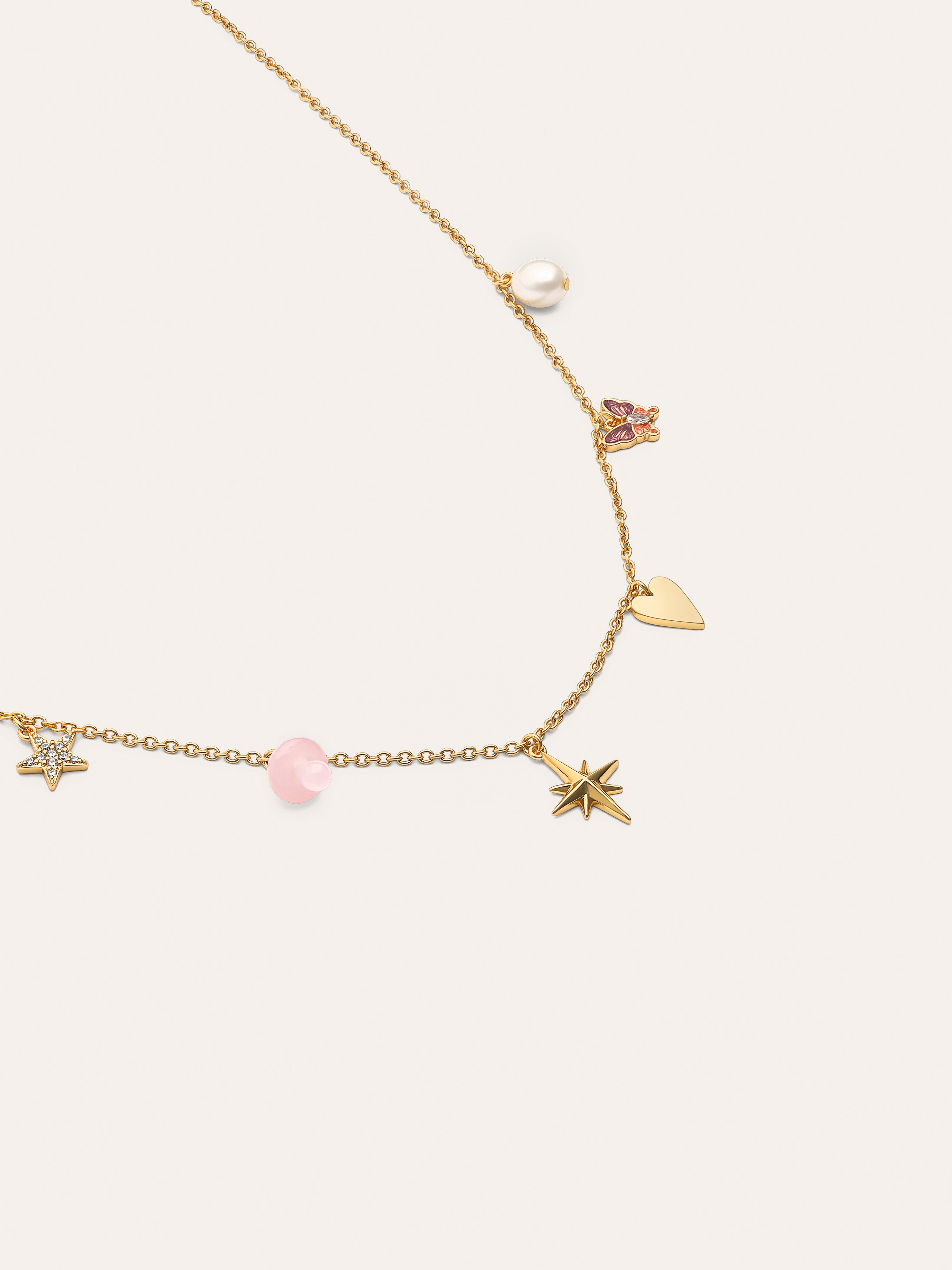 Personalisierte Schulherz Silber Halskette