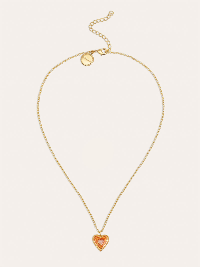 Collar My Heart Baño Oro
