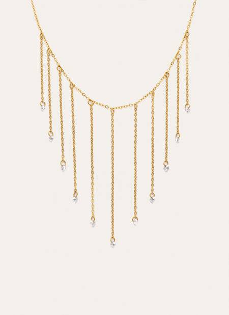 Necklace New Clea Steel Gold-Plated