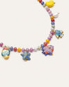 Collar Oceánic Colors Acero Baño Oro