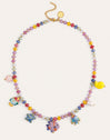 Collar Oceánic Colors Acero Baño Oro
