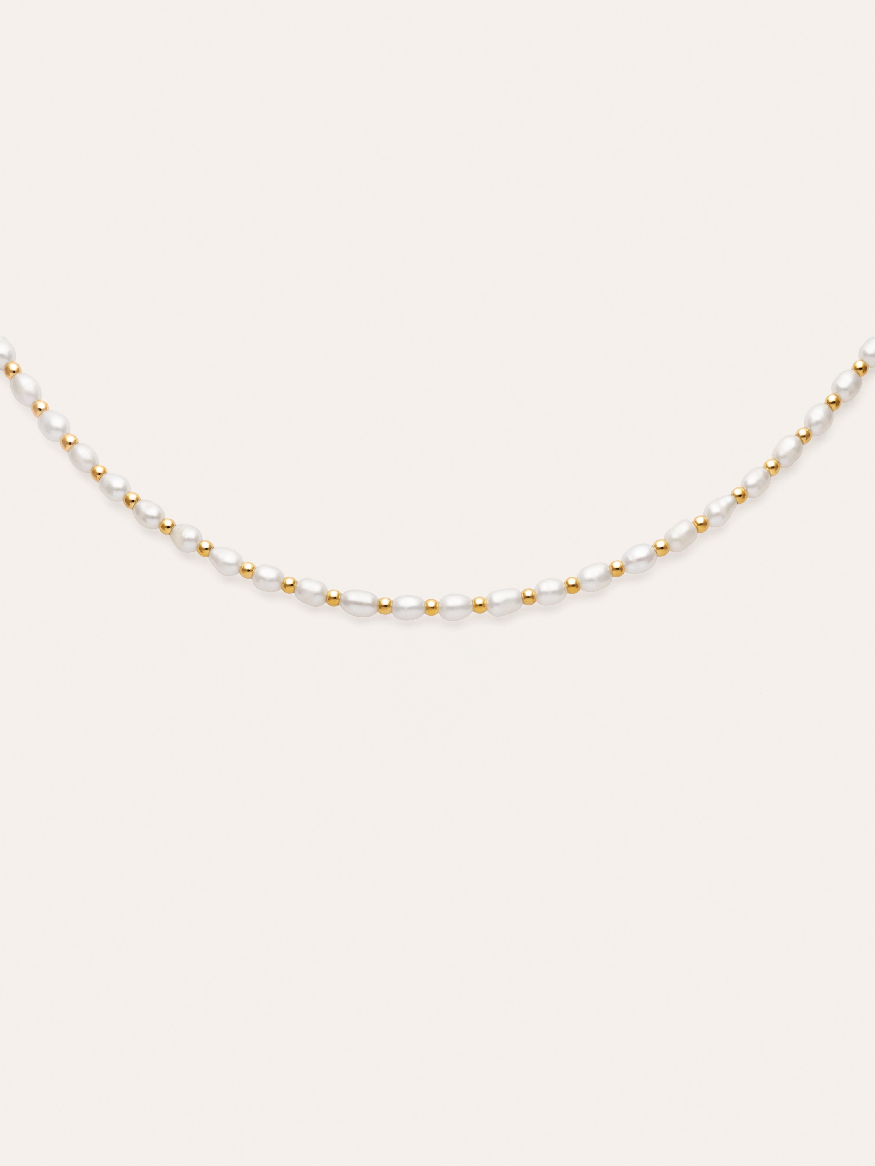 Collar Olympia Acero Baño Oro