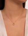 Organic Sand Gold Necklace