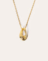 Organic Sand Gold Necklace