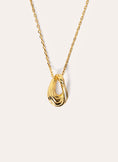 Organic Sand Gold Necklace