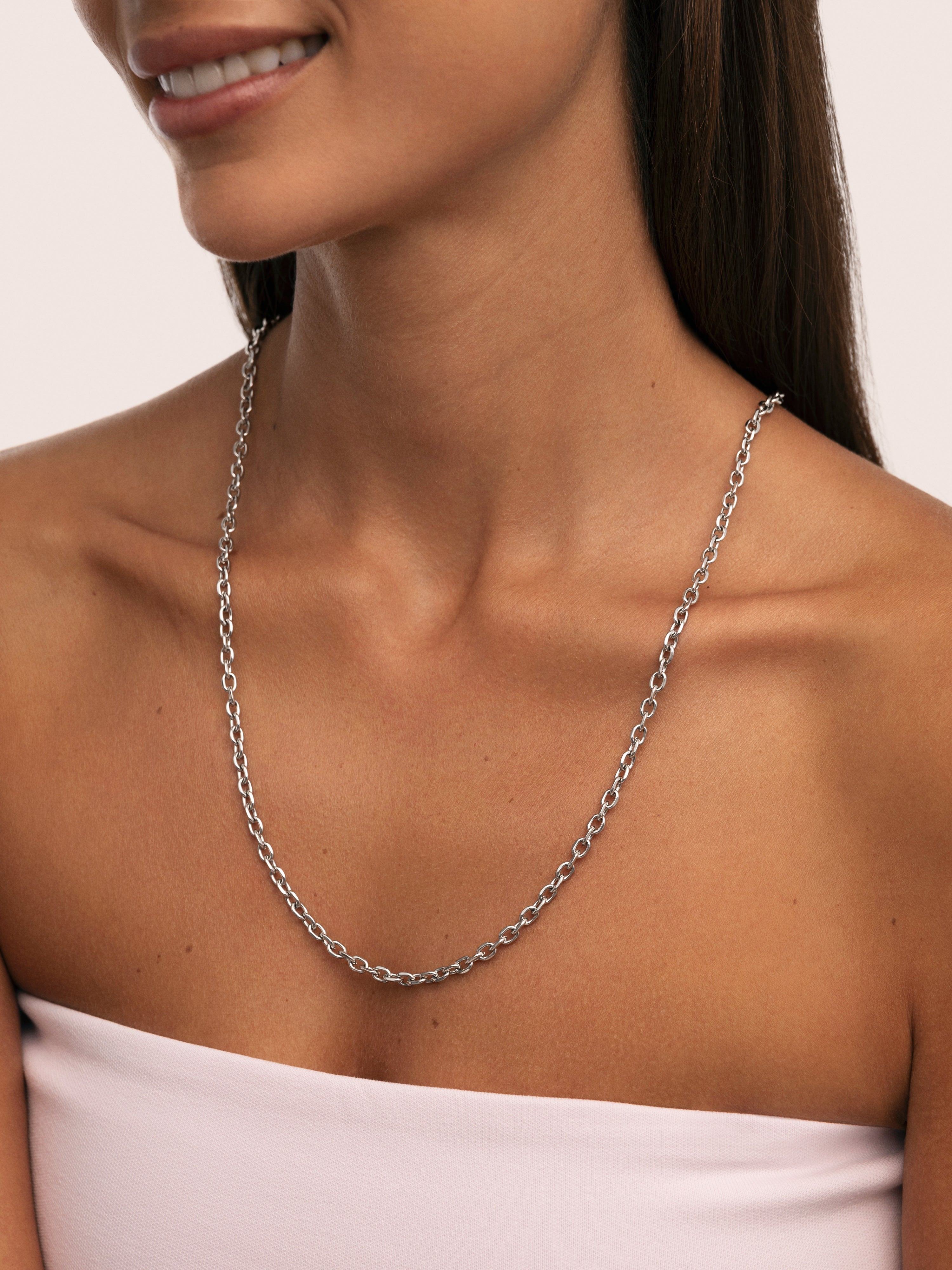 Orla Rope Halskette Edelstahl