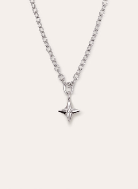 Orion Star Halskette Silber