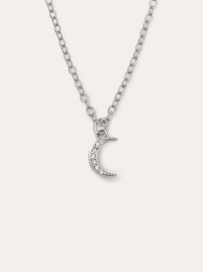 Collar Over the Moon Plata