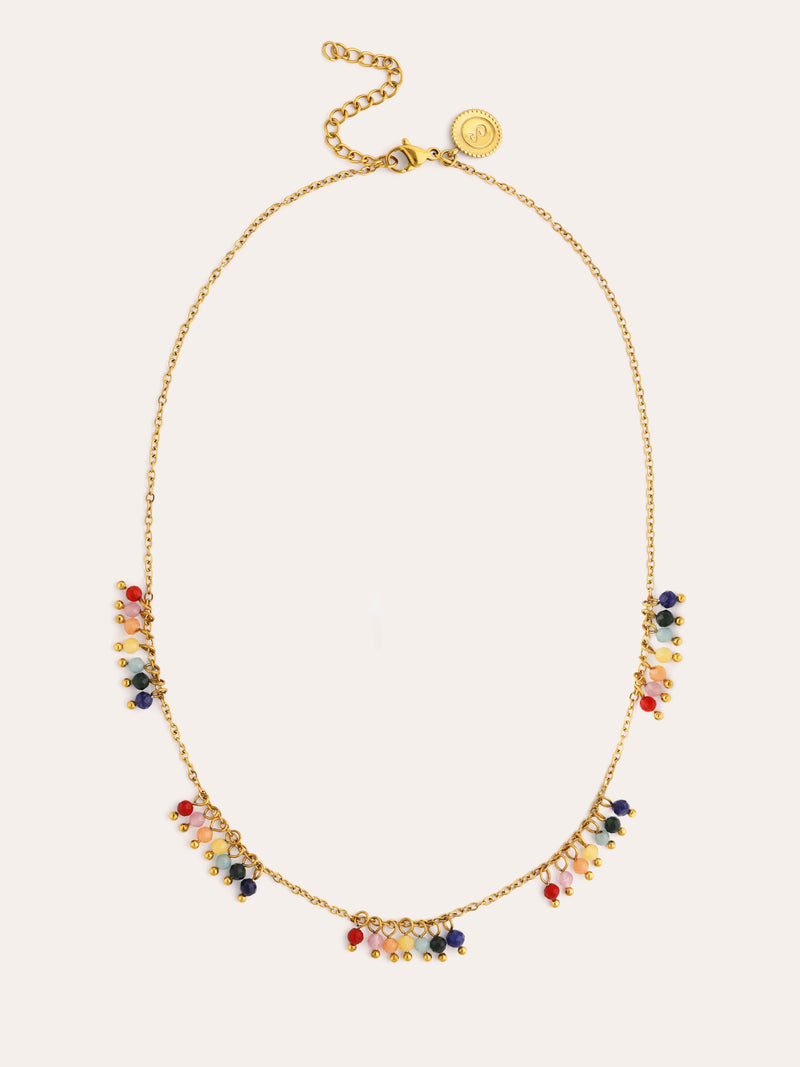 Ketting Palmar Colors Staal Verguld met Goud