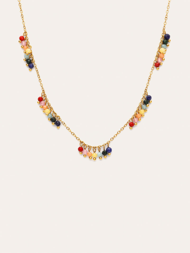 Ketting Palmar Colors Staal Verguld met Goud