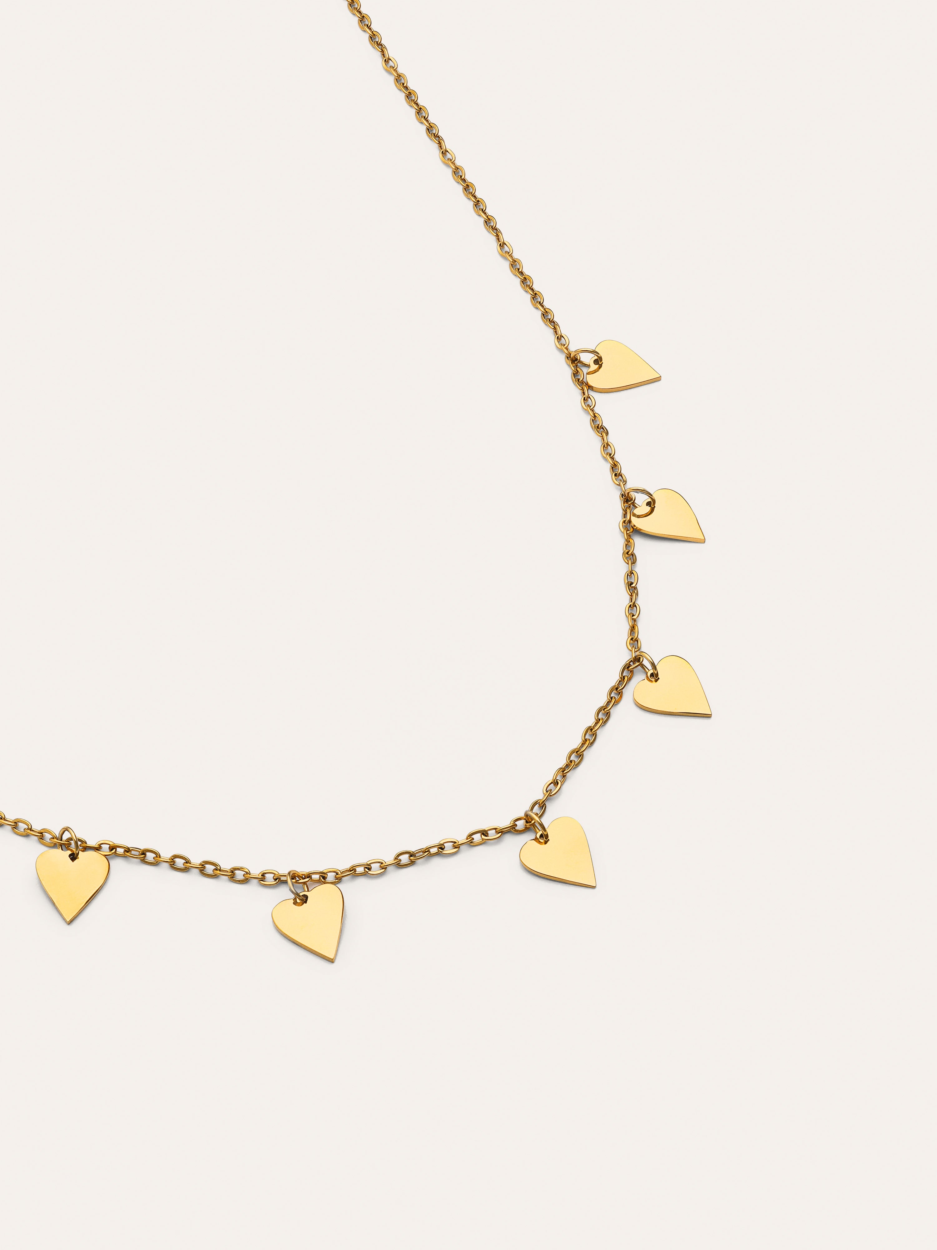 Passion Halskette, Edelstahl vergoldet