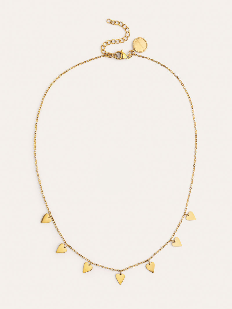 Collar Passion Acero Baño Oro