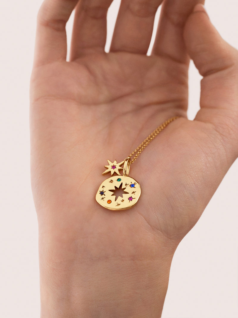 Pack Collier Charm Pour Toi Maman Plaqué Or