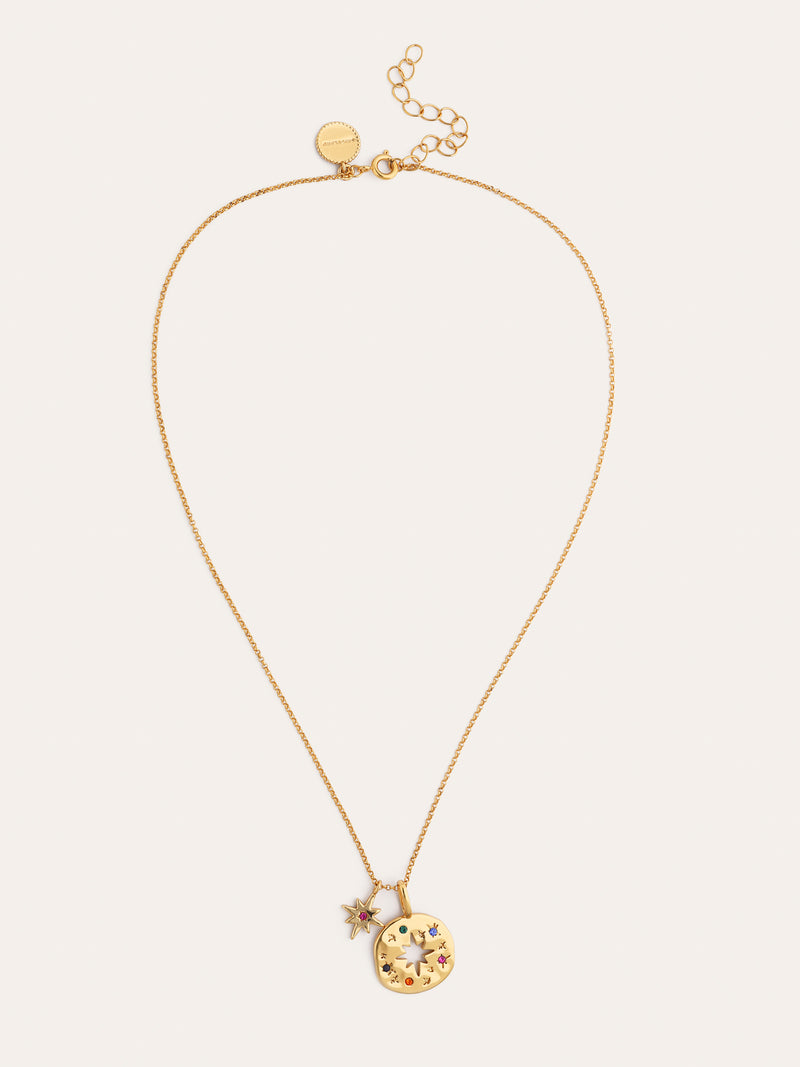 Pack Collier Charm Pour Toi Maman Plaqué Or
