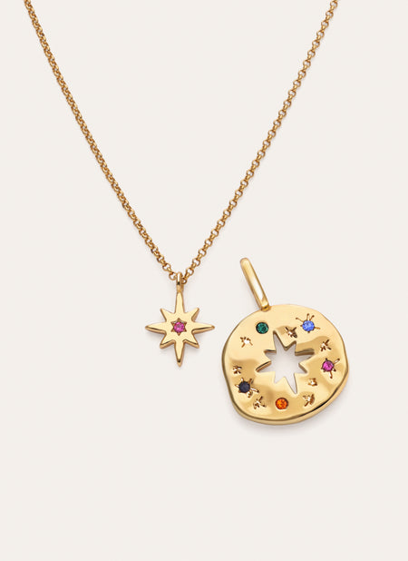 Pack Collar Charm Para Ti Mamá Baño Oro