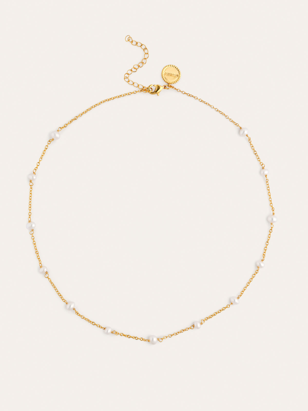 Collar Pearl & Pearls Baño Oro - vista 4
