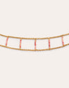 Pink Havana Stainless Steel Gold Choker