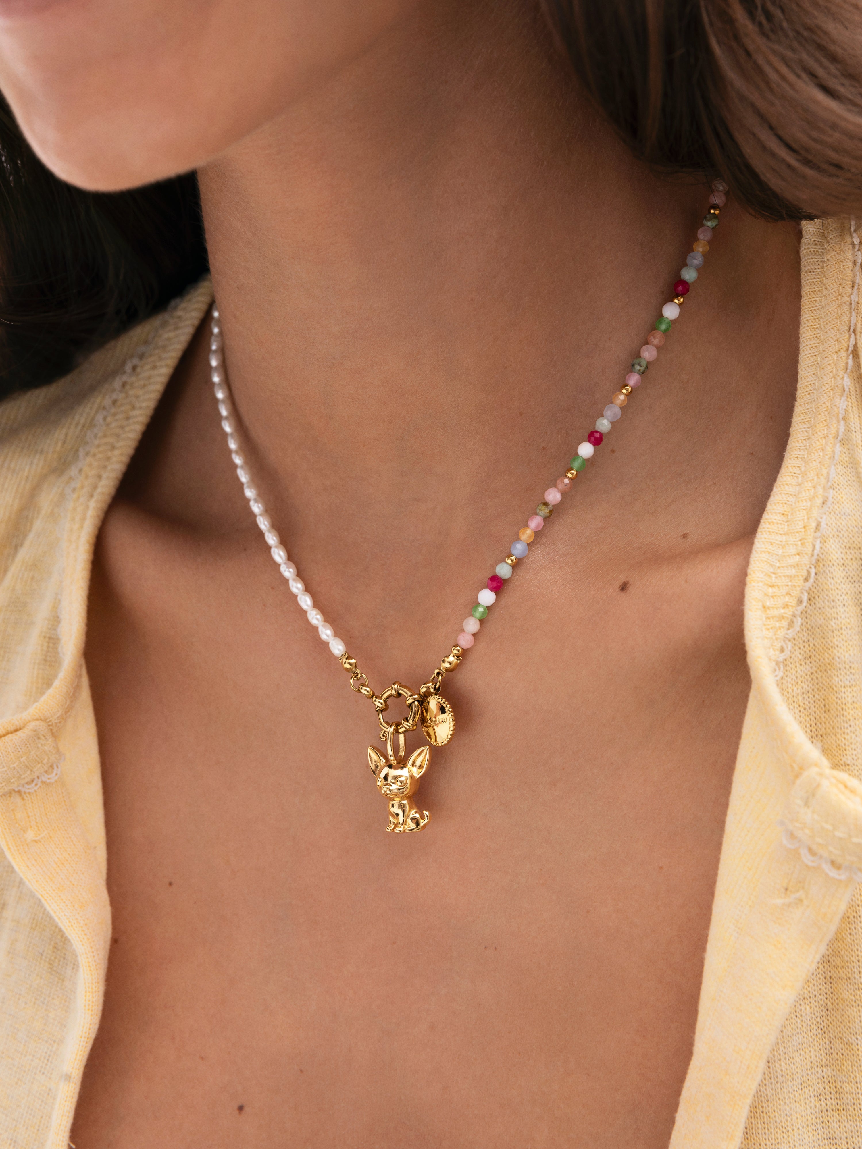 Charm Chihuahua Gold-Plated