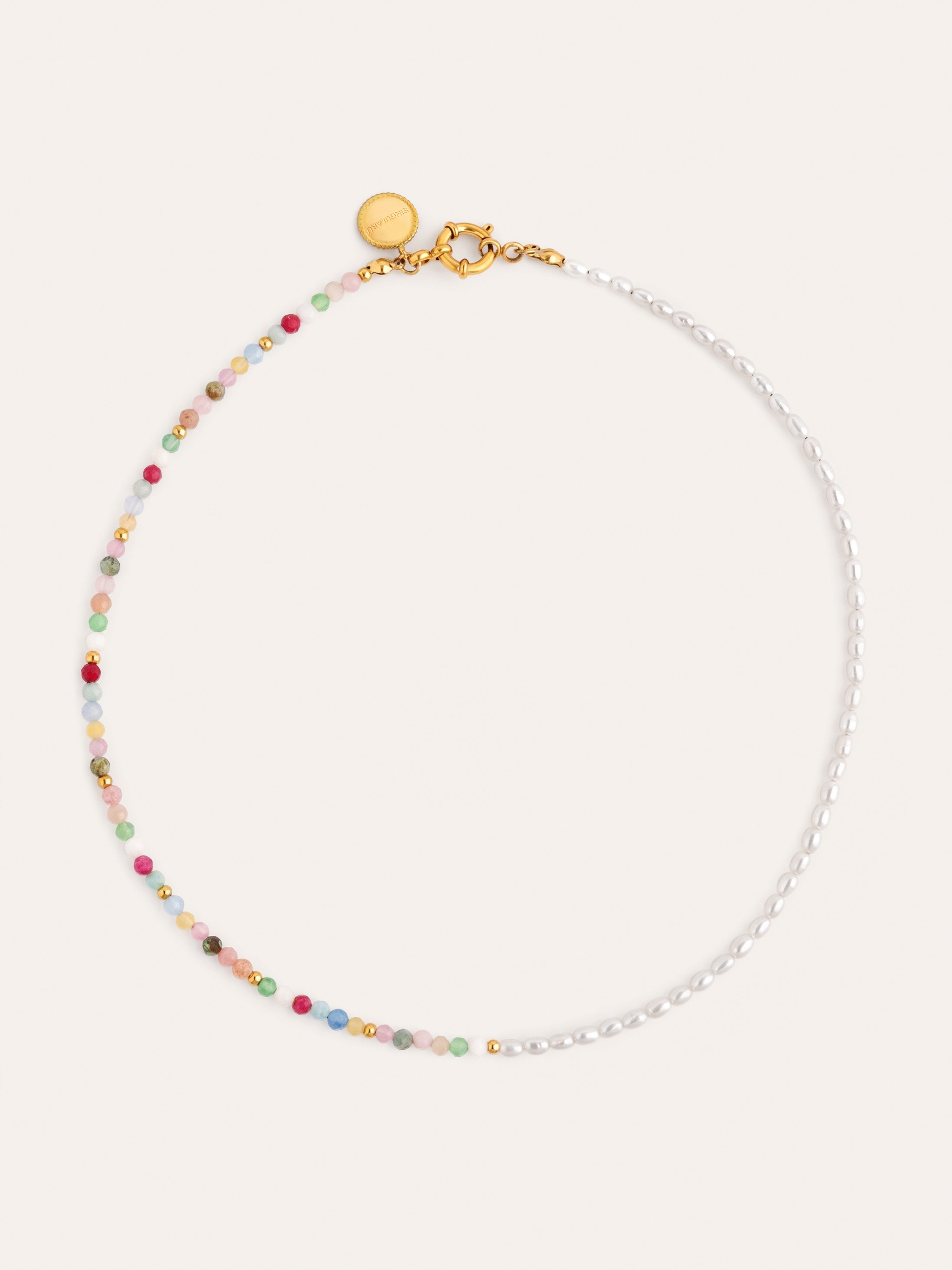 Halskette Pompeya Altea Edelstahl mit 18kt Goldbeschichtung