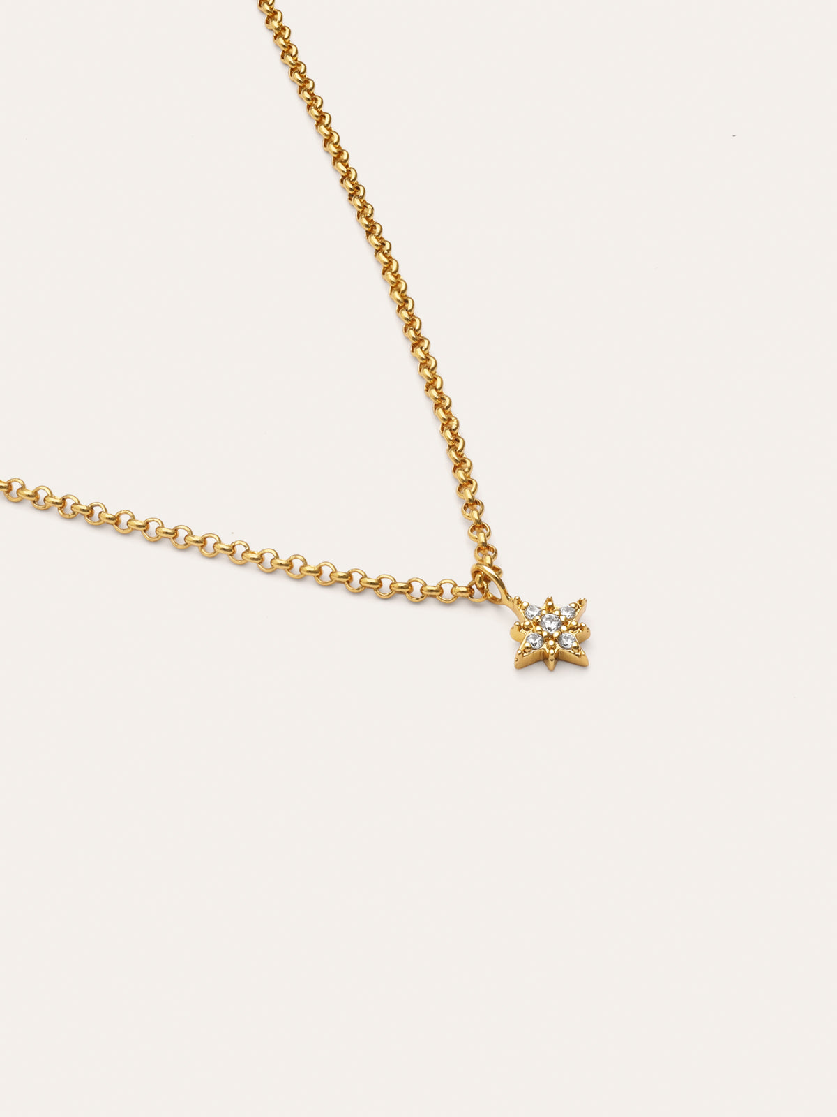 Imagen detalle de Collar Polar Star Baño Oro