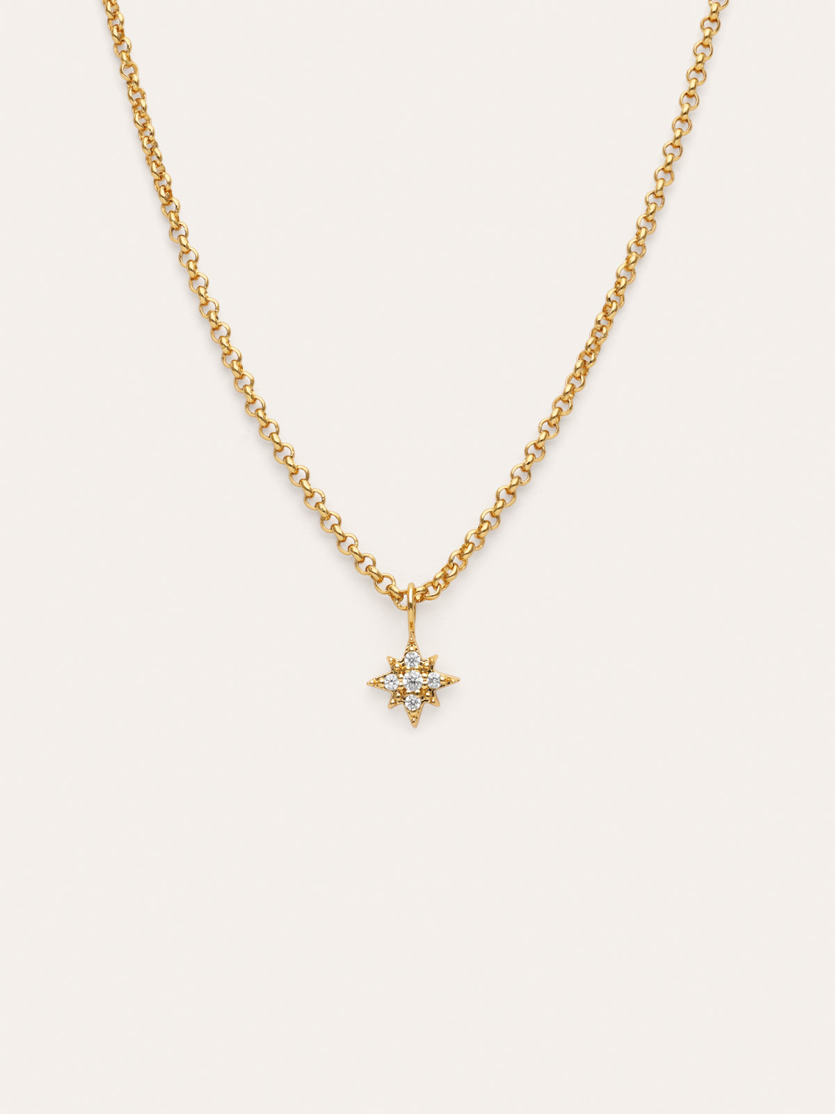 Collar Polar Star Baño Oro