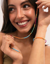 Collar Dye Peces Acero Baño Oro