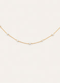 Colar Pearl & Pearls Prata Banho de Ouro