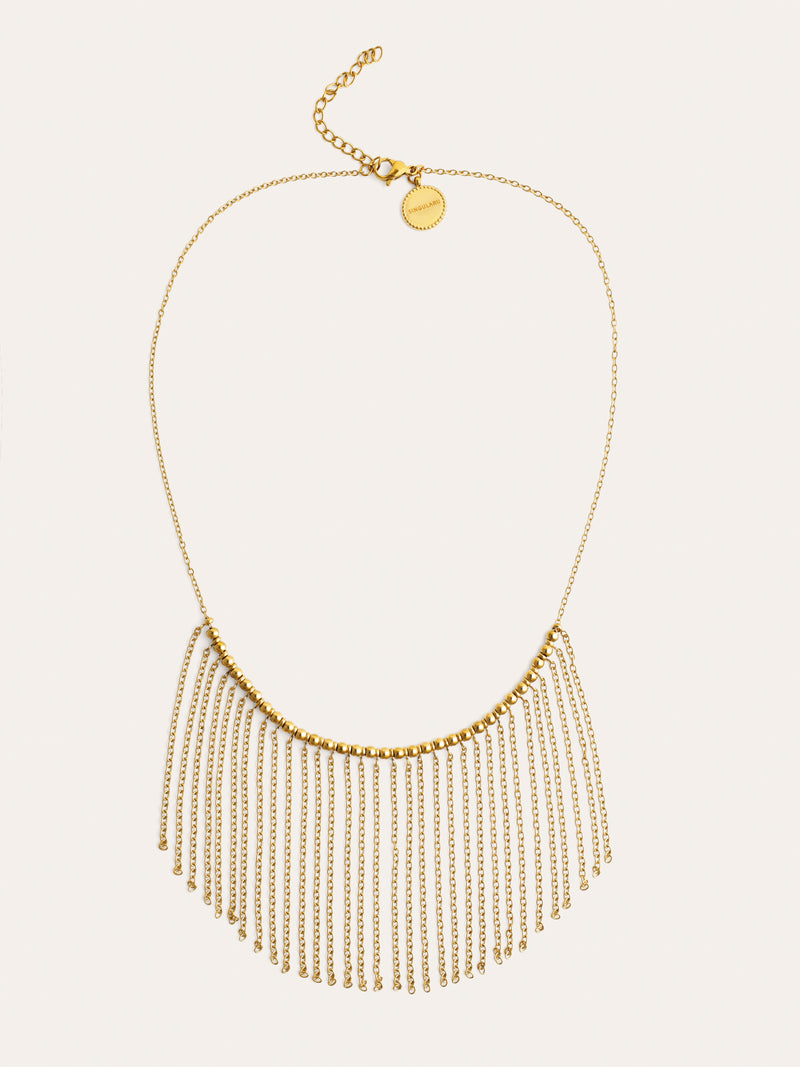 Collar Regina Acero Baño Oro