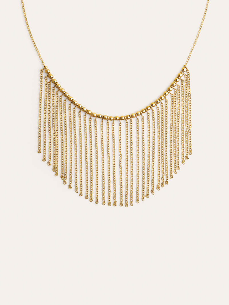 Collar Regina Acero Baño Oro
