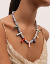 Collar Santorini Acero Baño Oro