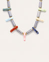 Collar Santorini Acero Baño Oro