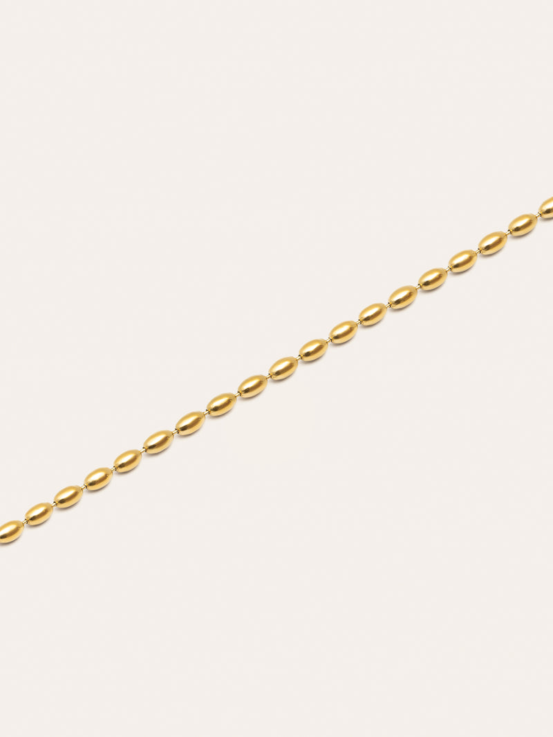 Collar Serpentine Acero Baño Oro