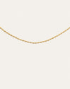 Collar Serpentine Acero Baño Oro
