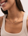 Collier Shamira Dots Acier Plaqué Or