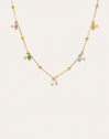 Collier Shamira Dots Acier Plaqué Or