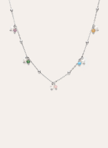 Shamira Dots Necklace Steel