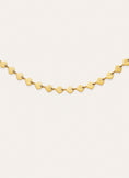 Collier Shells Acier Plaqué Or